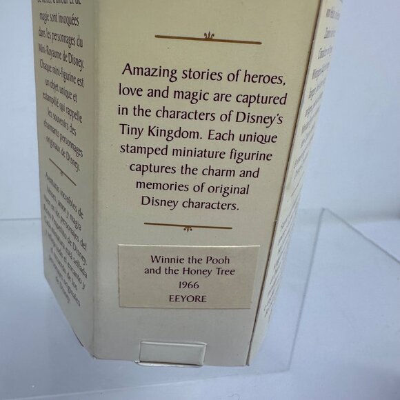 Disney Tiny Kingdom 1966 Winnie The Pooh Eeyore Figurine In Box Disney Store - Picture 4 of 7